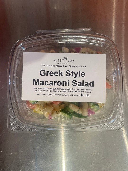 Greek Style Macaroni Salad