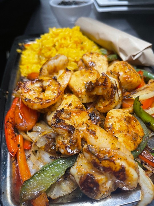 Shrimp & Scallop Fajitas