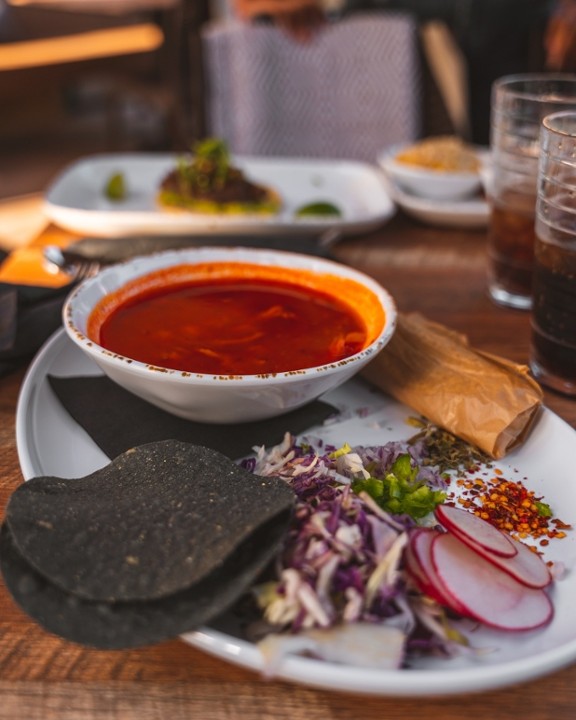 Pollo Pozole Roja