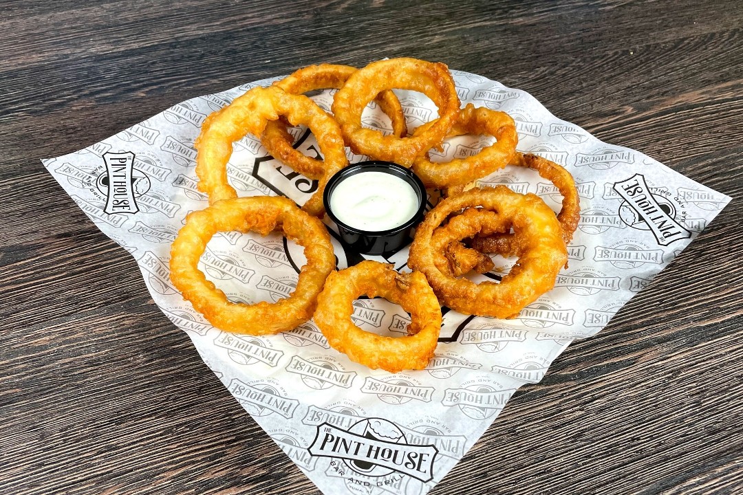 HAND BEER-BATTERED ONION RINGS