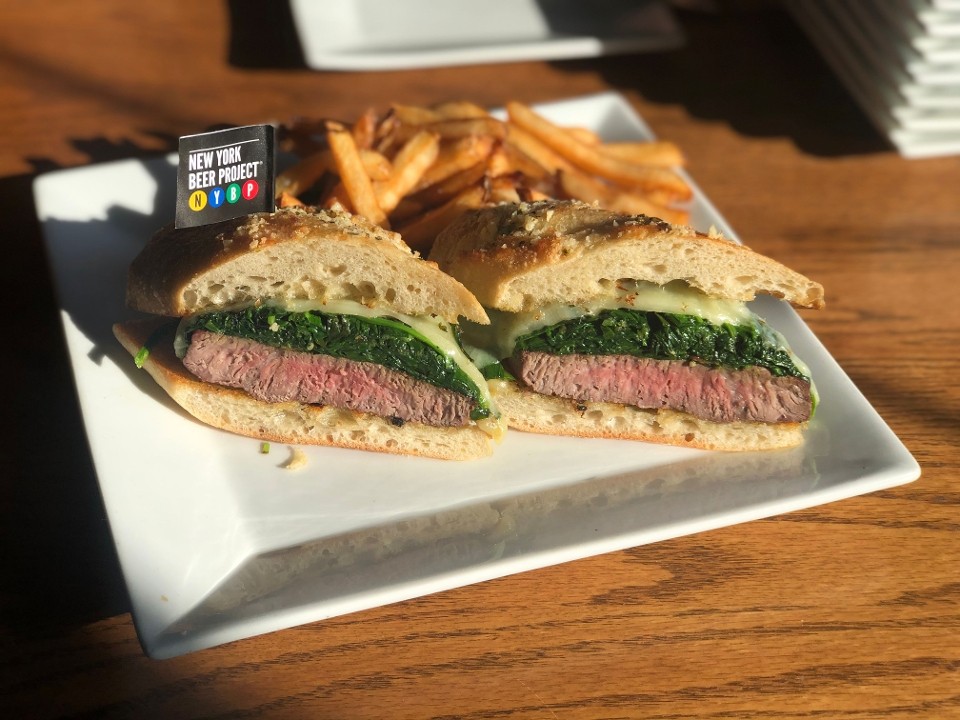 NYBP's Famous Steak Sandwich