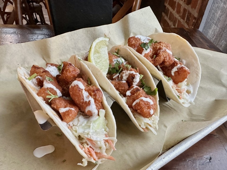 Buffalo Cauliflower Tacos