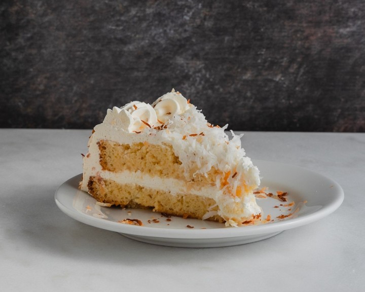 Coconut Tres Leches Slice