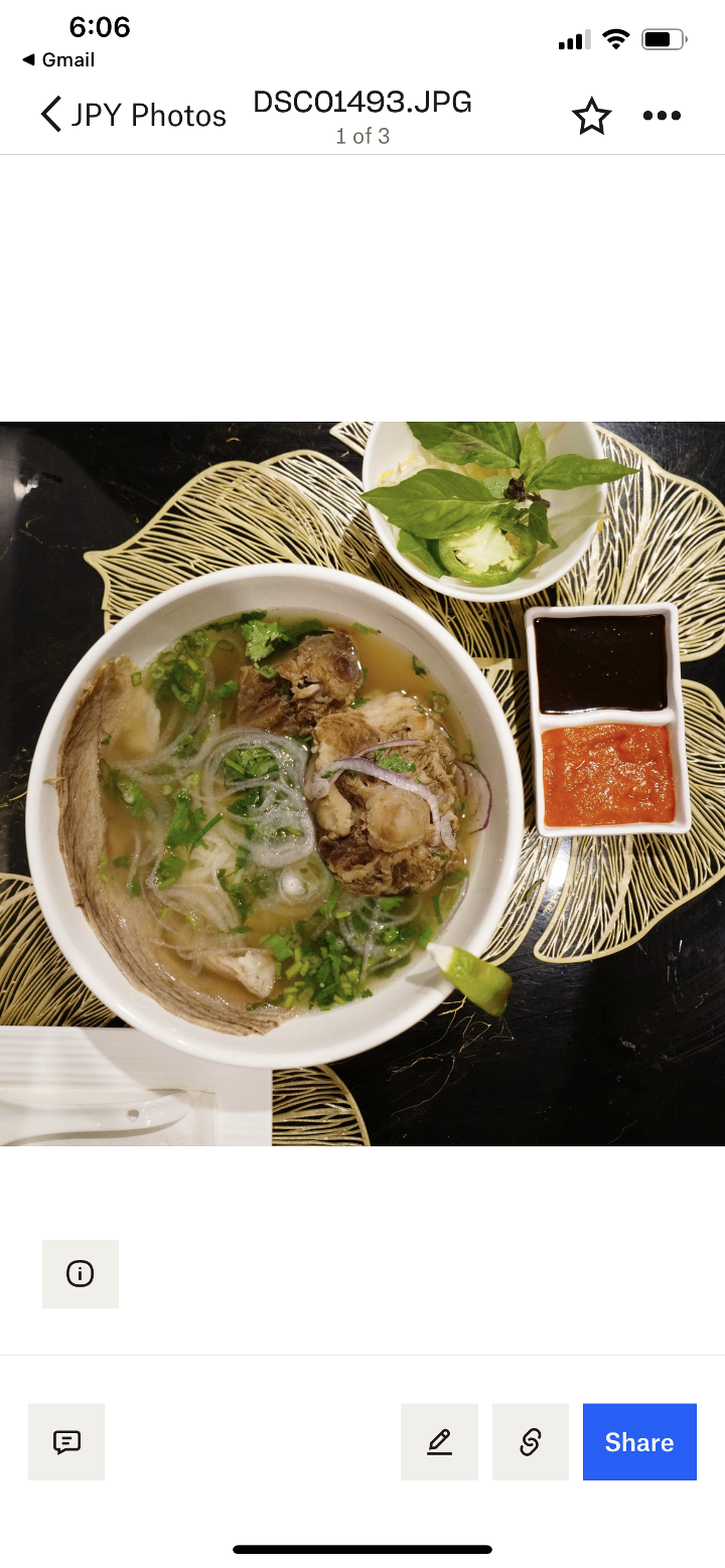Oxtails pho GF