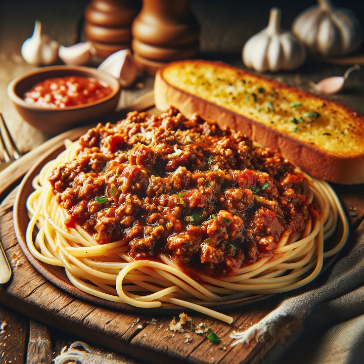 #2. - Spaghetti with Meat Sauce