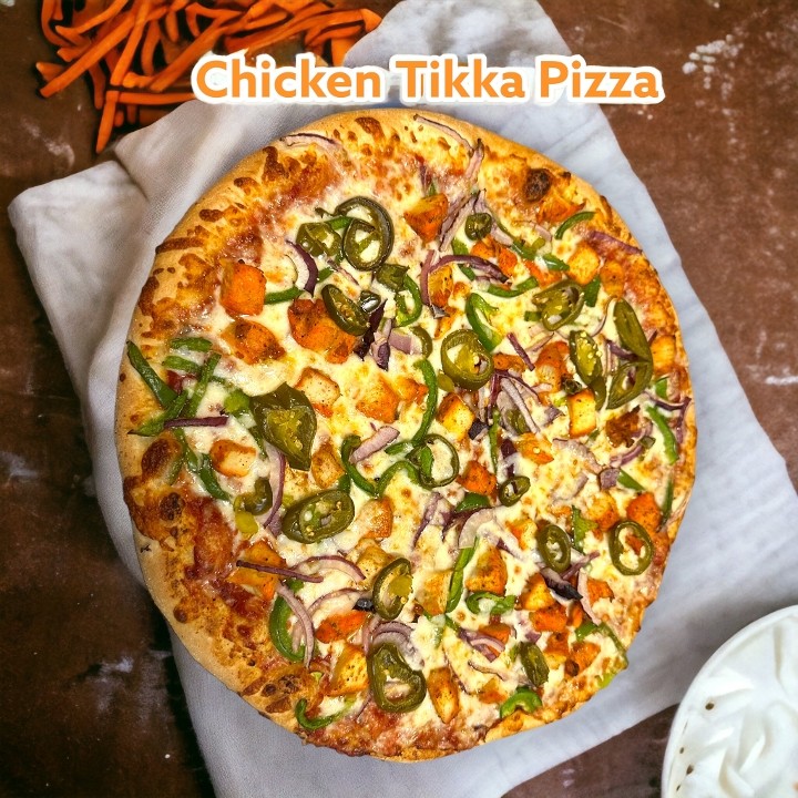 #2. Chicken Tikka Pizza - Halal