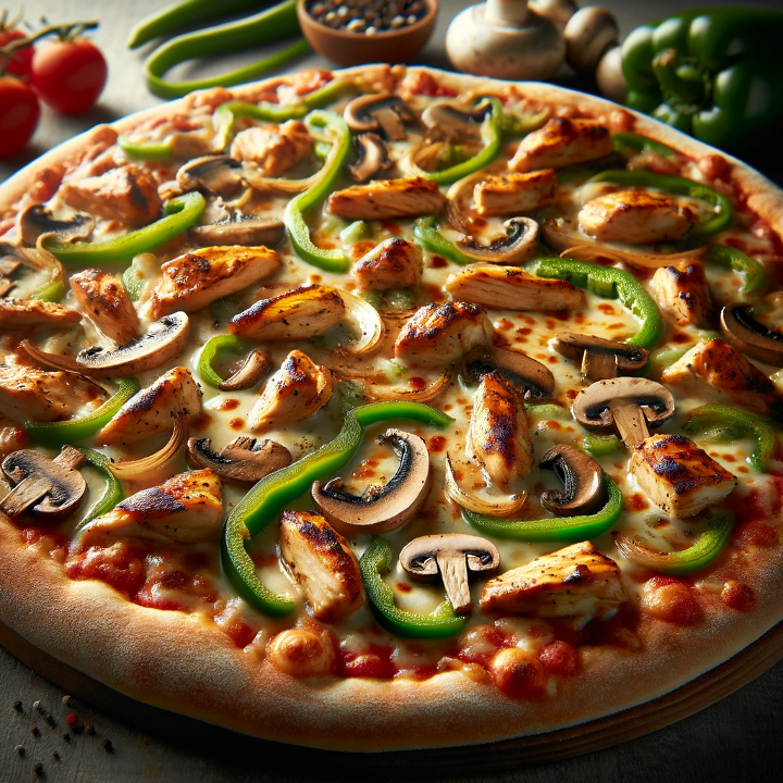 #8. Chicken Supreme Pizza - Halal