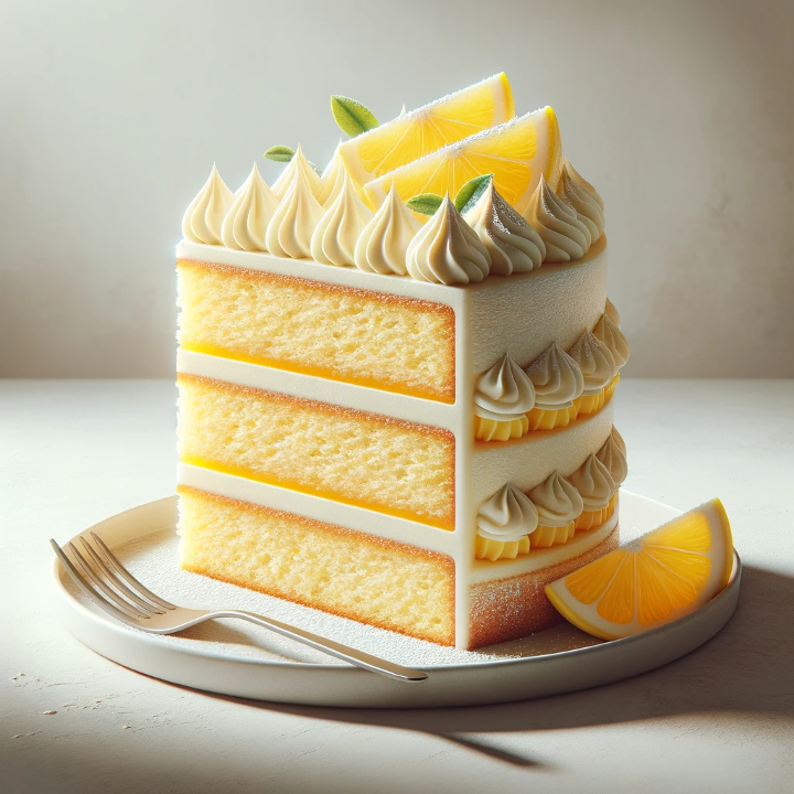 Limoncello Mascarpone Cake (1- Slice)