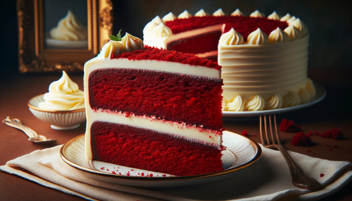 Red Velvet Cake  ( 1 - slice)