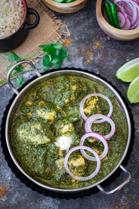 Chicken Saag (Chicken & Spinach) curry