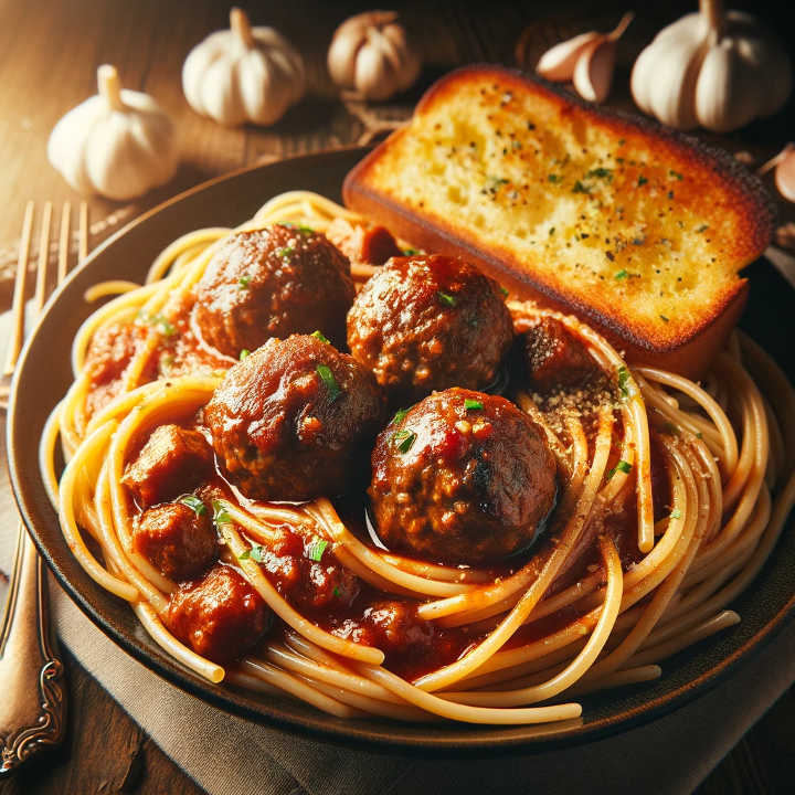 #3.  - Spaghetti with Meatballs