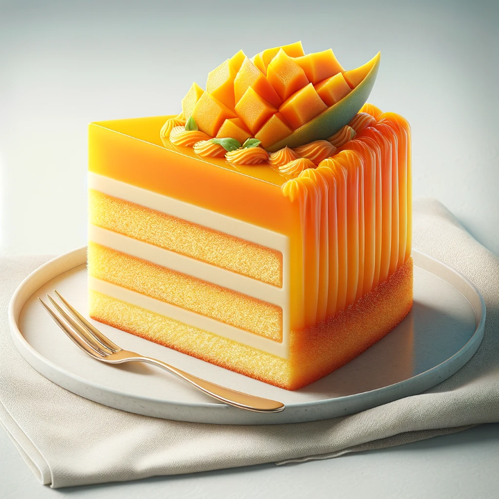 Mango Mousse Cake (1-Slice)