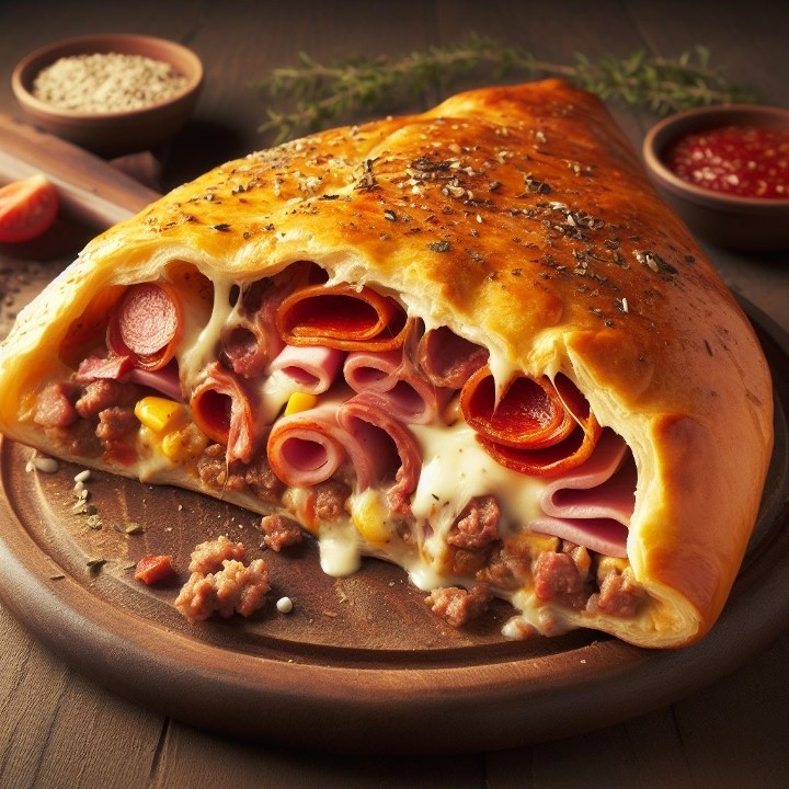 #2. Meaty Calzone