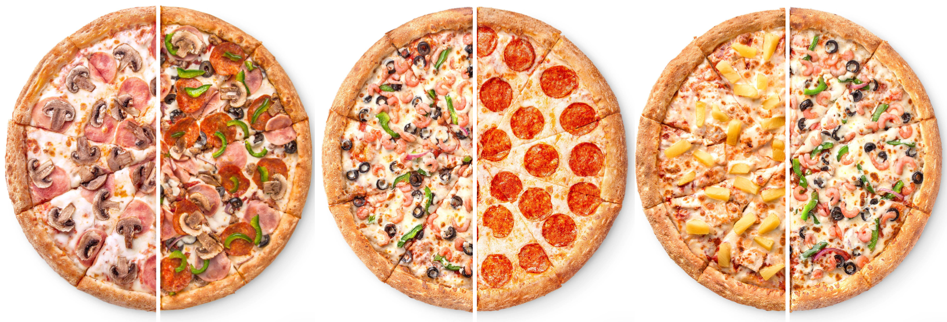BYO:  - Half & Half: 12" -  (Medium) Specialty Pizza