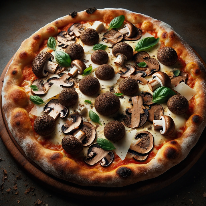 #5. Mushroom Truffle Pizza