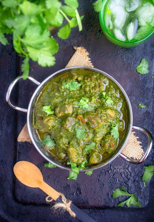 Lamb Saag Gosht (Lamb & Spinach) Curry