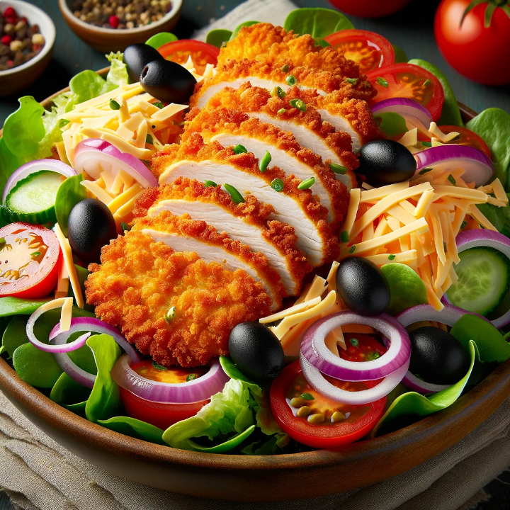#7. - Crispy Chicken Salad