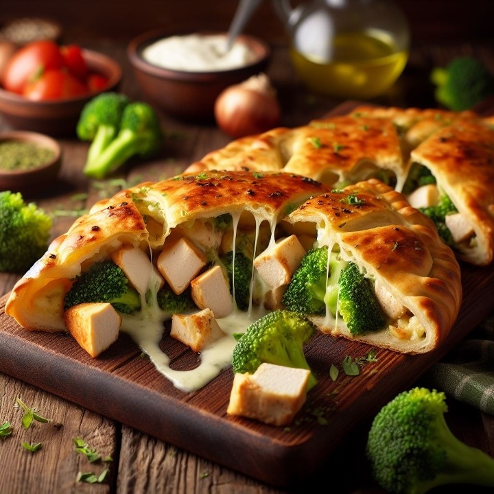 #7. Chicken & Broccoli Calzone