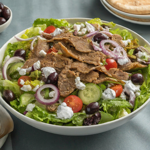 #0 - Gyro meat - Salad