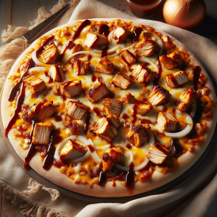 #9. BBQ Chicken Pizza - Halal