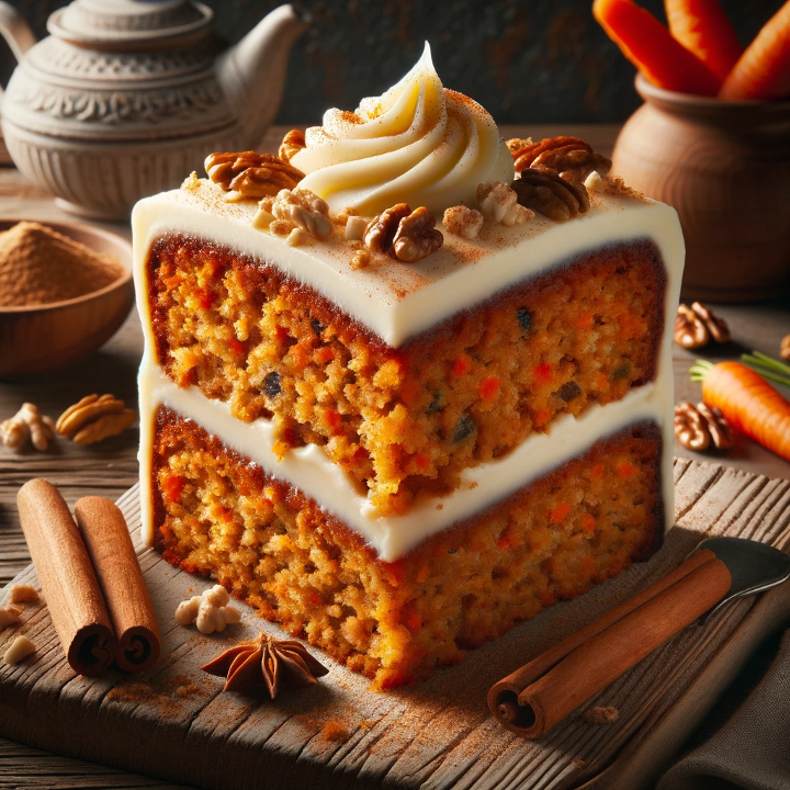 Carrot Cake  ( 1 - slice)