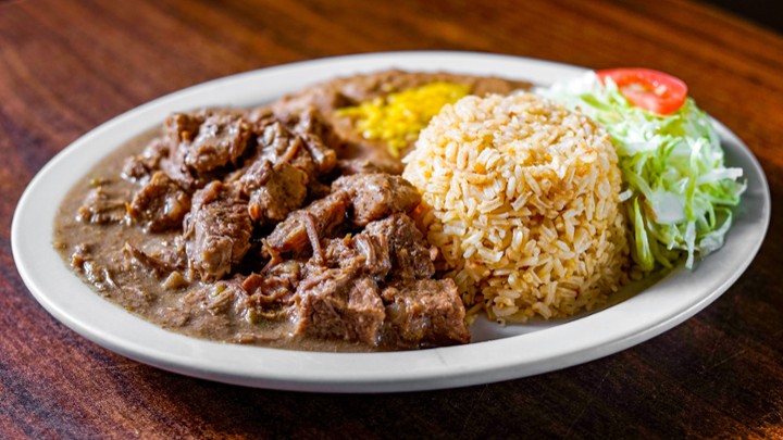 Carne Guisada Plate