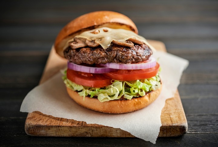 Mushroom Swiss Burger