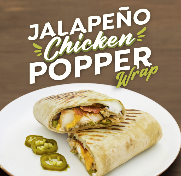 Jalapeno Chicken Popper Wrap^