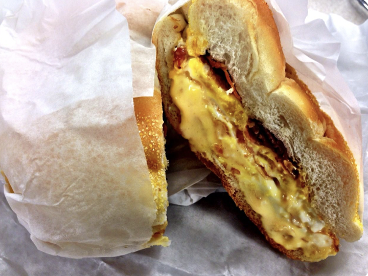 1. BACON EGG AND CHEESE