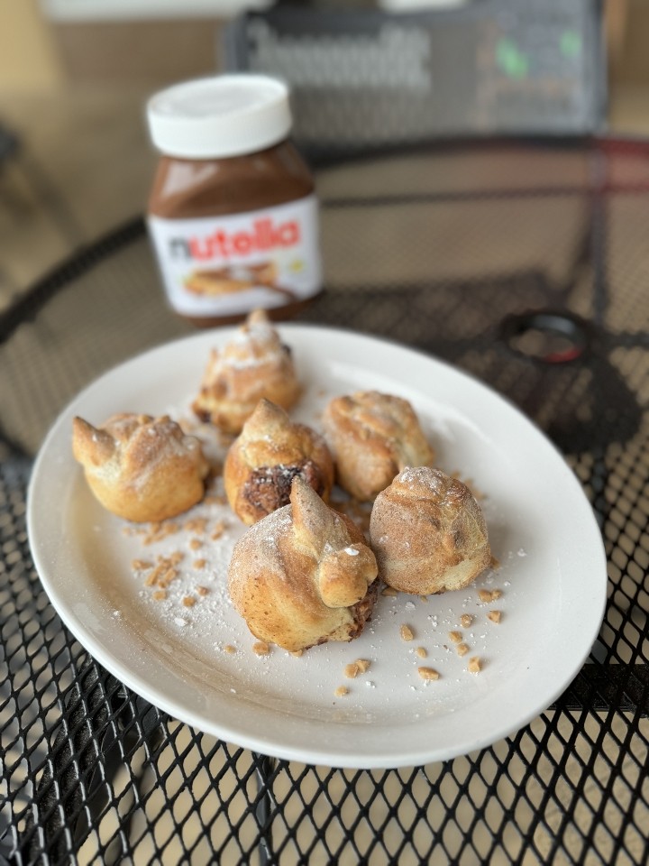 Nutella and Toffee Knots