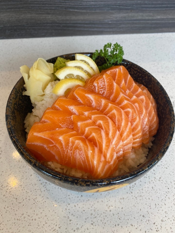 Salmon Sashimi Don(8)