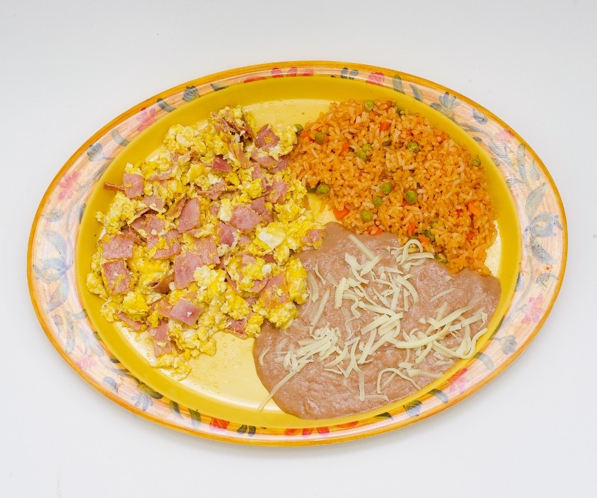 eggs & ham / Huevos con Jamón platter