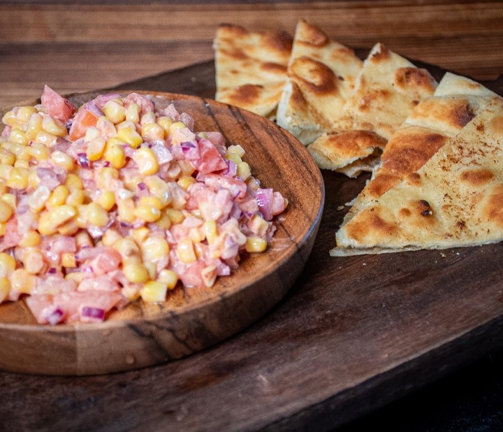 Naan & Corn Masala dip