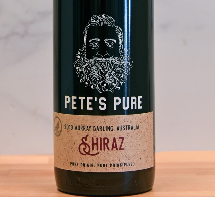 Pete's Pure Shiraz Bottle