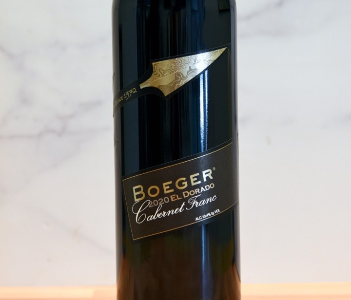 Boeger Cabernet Franc Bottle