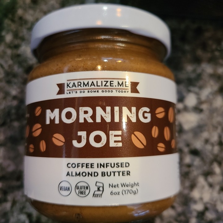 Organic Morning Joe Coffee infused Almond Butter