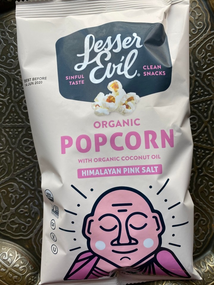 Lesser Evil Popcorn Himalayan Sea Salt