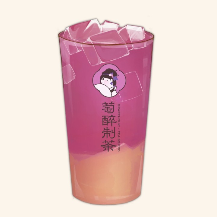 Grape & Tea Jelly / 冻感葡萄