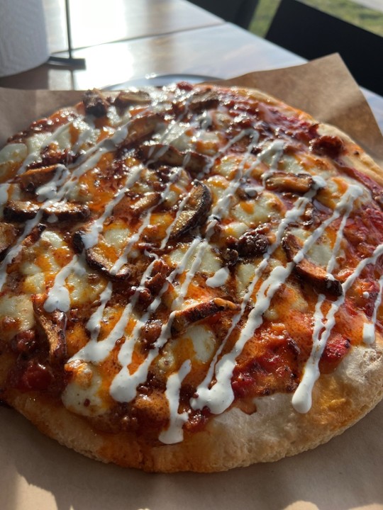 GLUTEN FREE - Buffalo Chicken & Bacon Pizza