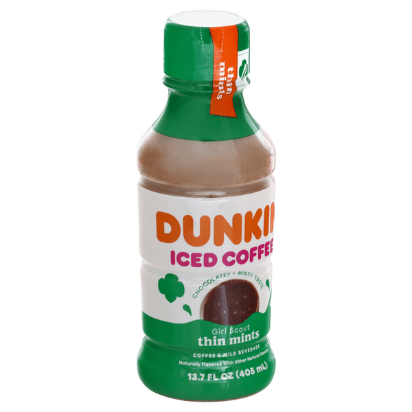 Dunkin Iced Coffee Thin Mints