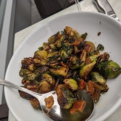 Bourbon Maple Bacon Brussel Sprout