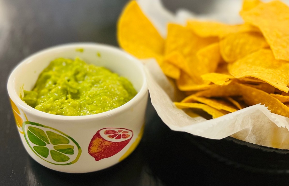Chips and House Guacamole Dip
