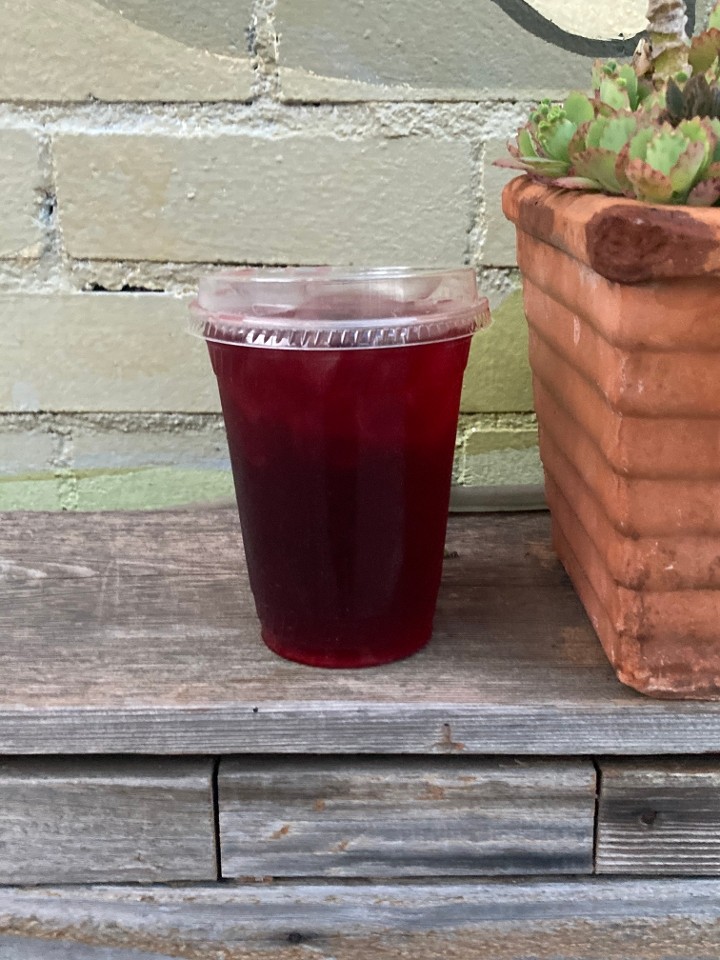 Iced Raspberry-Hibiscus Tea