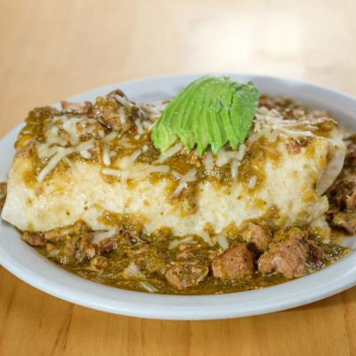 Pork Chili Verde Burrito