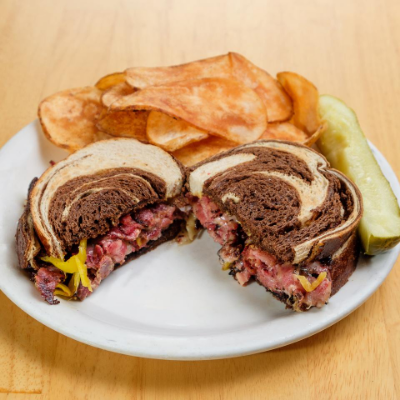 Hot Pastrami Sandwich