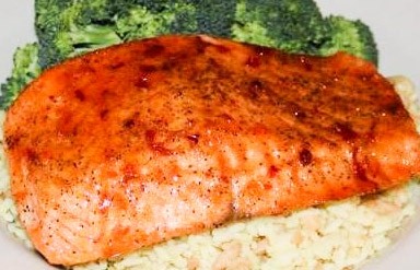 Broiled Salmon