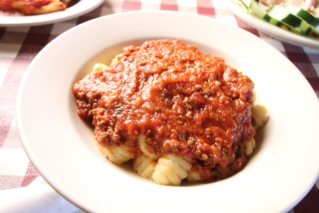 Gnocchi with Meat Sauce Dinner