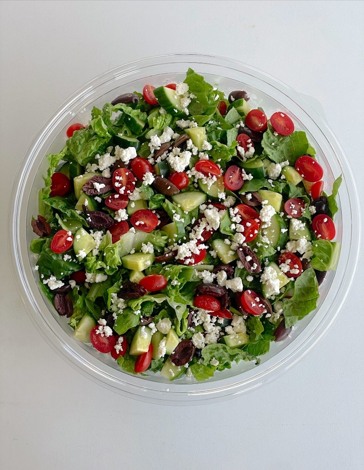greek chop salad (serves 8- 10)