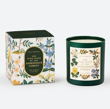 high peaks of the Adirondack forest candle