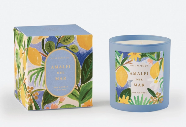 amalfi del mar candle